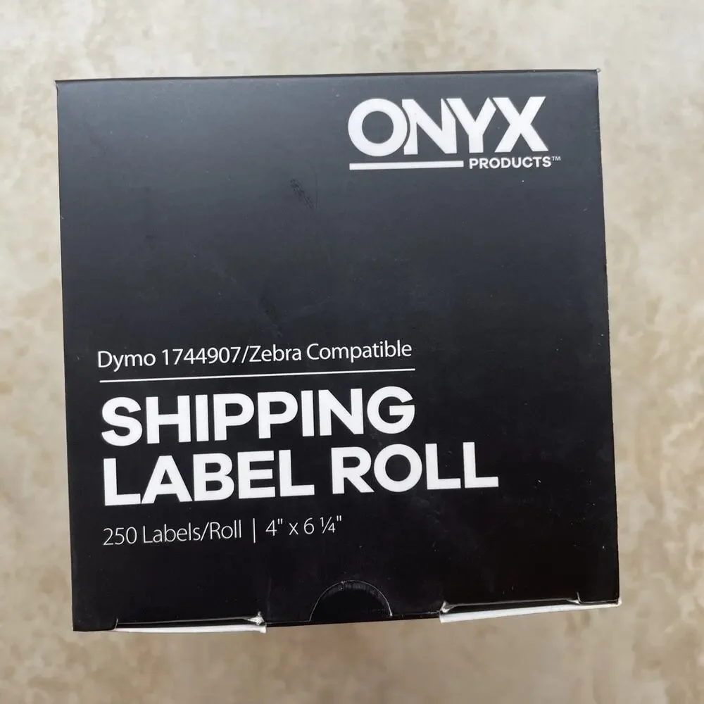 Shipping Label 2 ROLLS Onyx Rolls 4